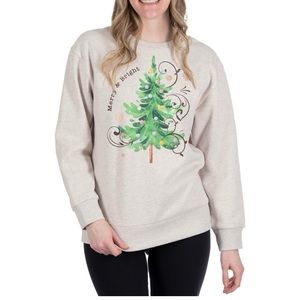 State of Mine Women's Long Sleeve Holiday Graphic Sweatshirt XL Dec 25th New